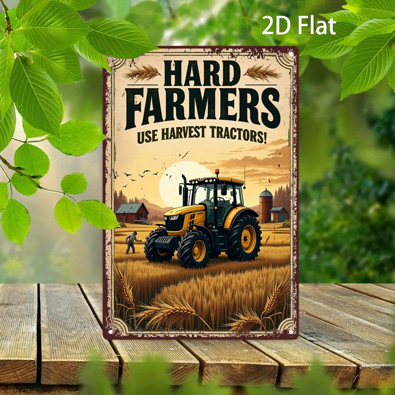 Agriculture Farm House - Metalowy szyld w stylu vintage -