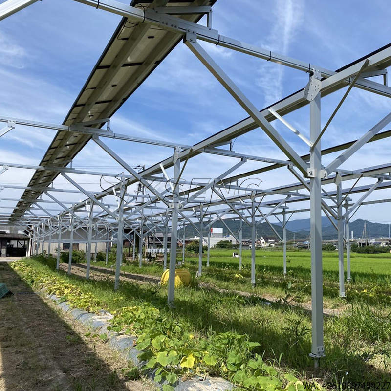 Sustainable Agriculture/Farming - Japońskie nowe aluminiowe wsporniki solarnie do