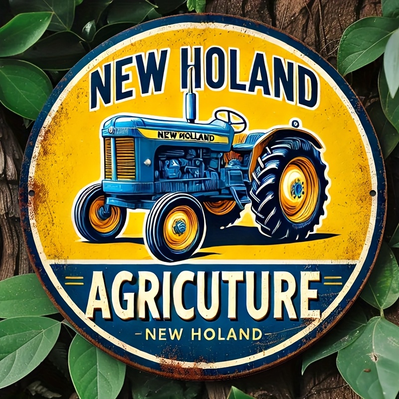 Drewniany Znak New Holland Rol – Agriculture Farm House recenzja i cena