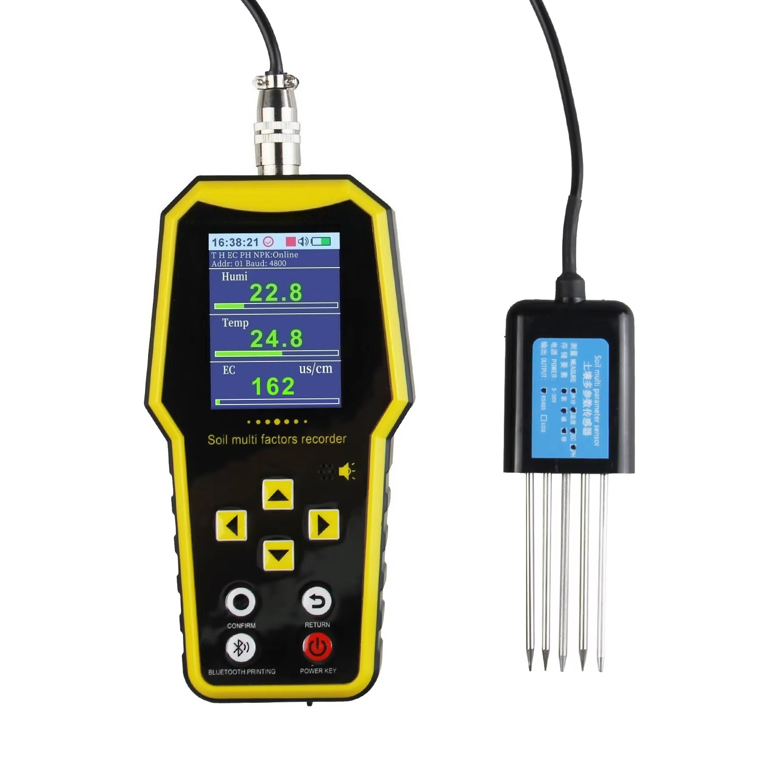 7 w 1 Przenośny Tester Nawilże – Soil Moisture Sensor recenzja i cena