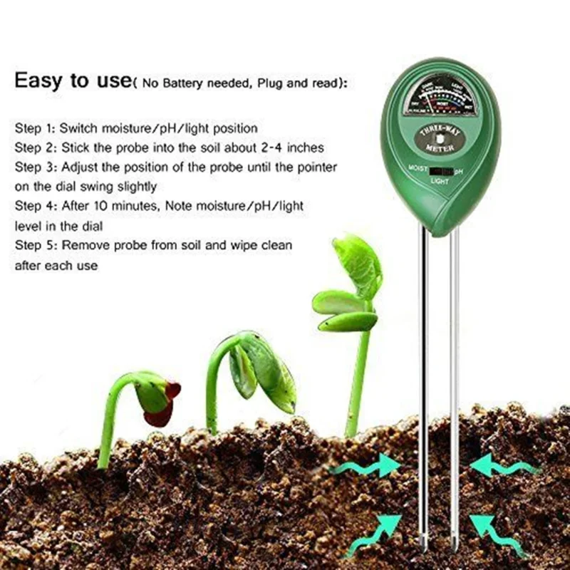 Miernik pH do ogrodu Światło s – Soil Moisture Sensor recenzja i cena