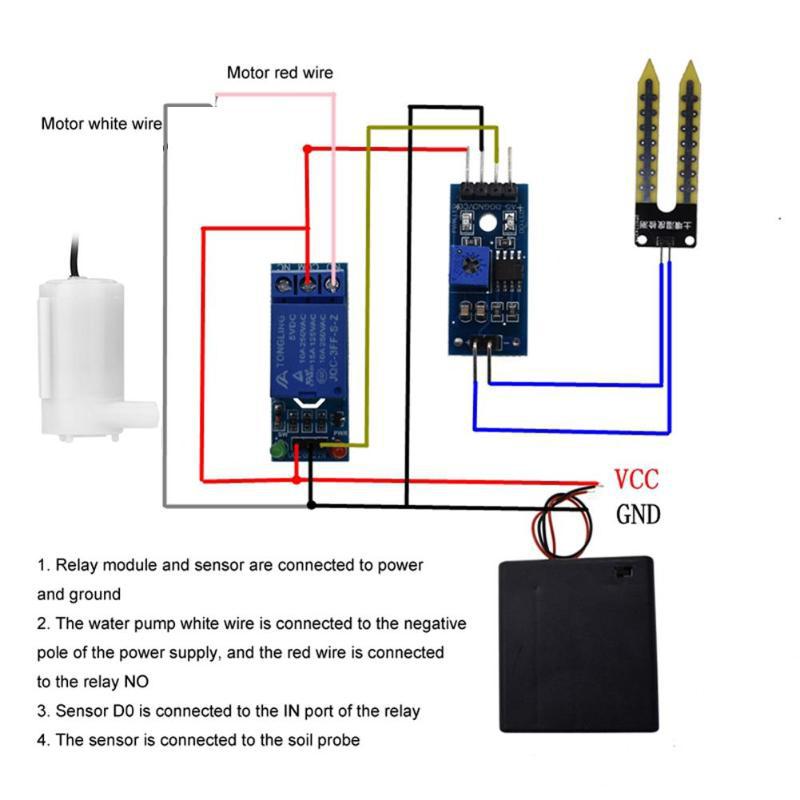 Automatyczny zestaw do nawadni – Soil Moisture Sensor recenzja i cena