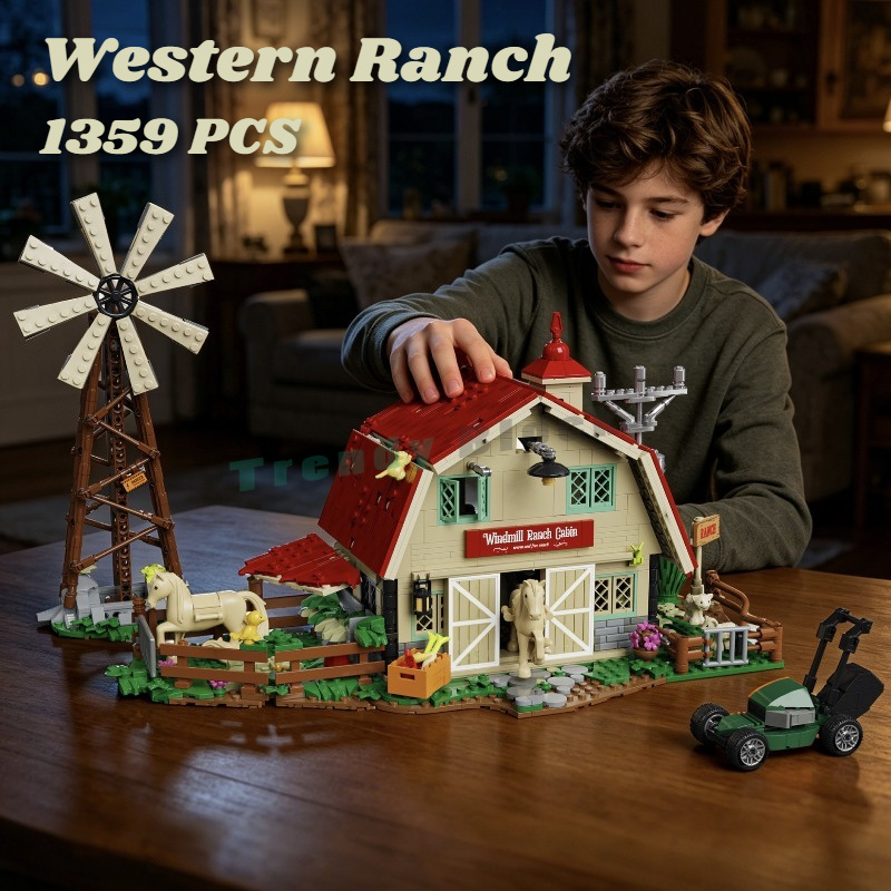 1359 elementów Klocki konstruk – Agriculture Farm House recenzja i cena