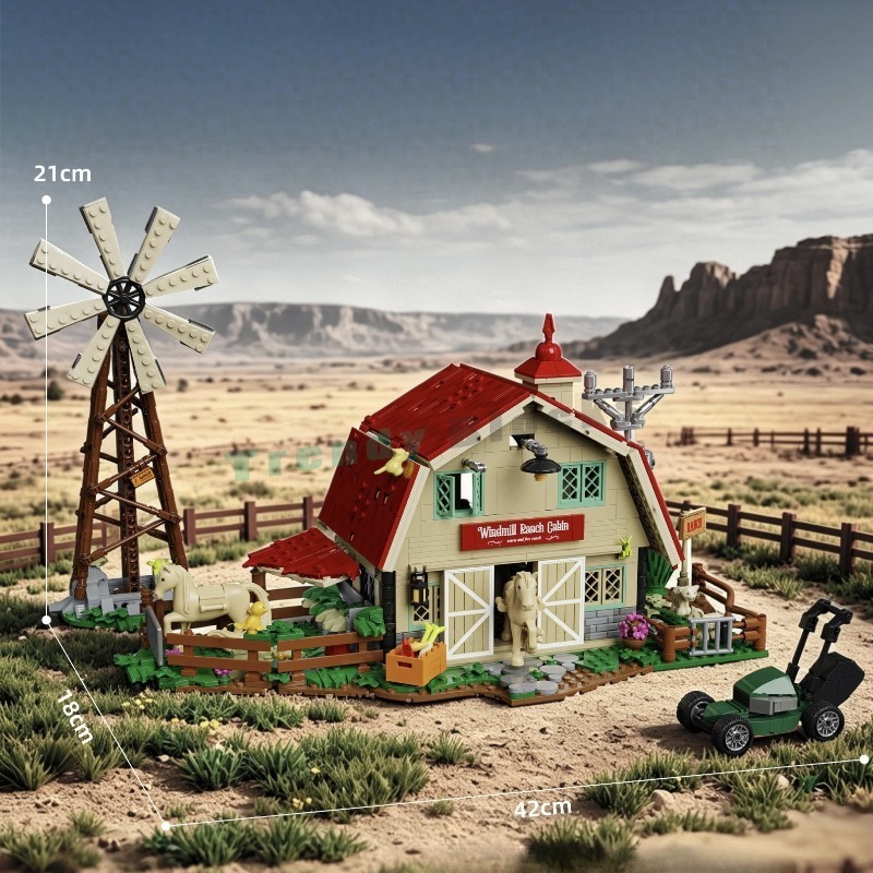 1359 elementów Klocki konstruk – Agriculture Farm House recenzja i cena